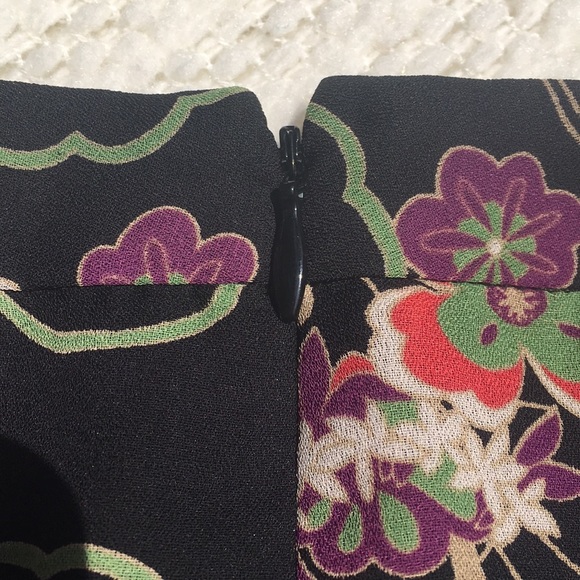 Ladies Vintage Boho Floral Print Skirt - Picture 2 of 5